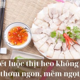 luộc thịt heo không bị hôi